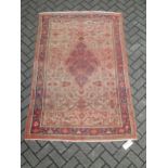 A Herati design rug 194 x 128cm