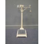 Painted vintage Weylux weighing scales