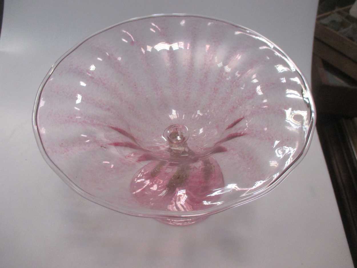 A Murano glass comport, 20cm high - Bild 2 aus 6