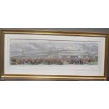 A London Illistrated news framed print of the 1851 Exhibition 29 x 95cmFootnote: Provenance: Julians