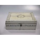 An early 19th century Vizagapatam ivory sewing box, 28cm wideFootnote: Provenance: Julians Park,