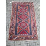 A Kasak style rug 258 x 150cm