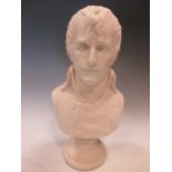 A Parian bust of Napoleon, 27cm high