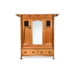 Harris Lebus, an Arts & Crafts oak wardrobe,