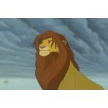 The Lion King: An animation cell of Simba, 1994,
