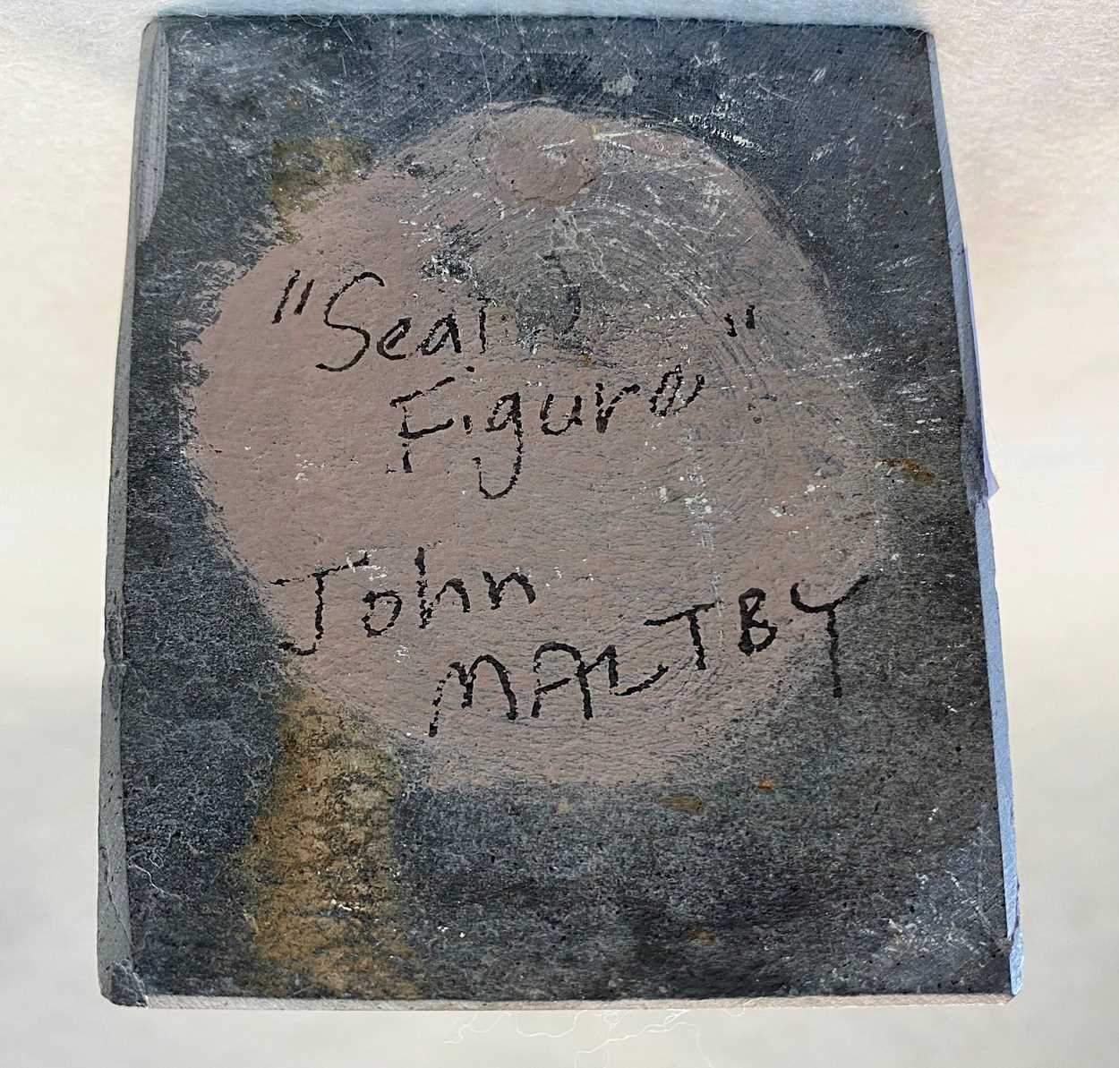 § John Maltby (British, 1936-2020), Seated Figure, - Image 4 of 8