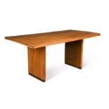 Betty Joel (1894-1985), a Token Works walnut 'Ashton' dining table, 1935,