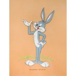 Bugs Bunny, an original animation art cel,