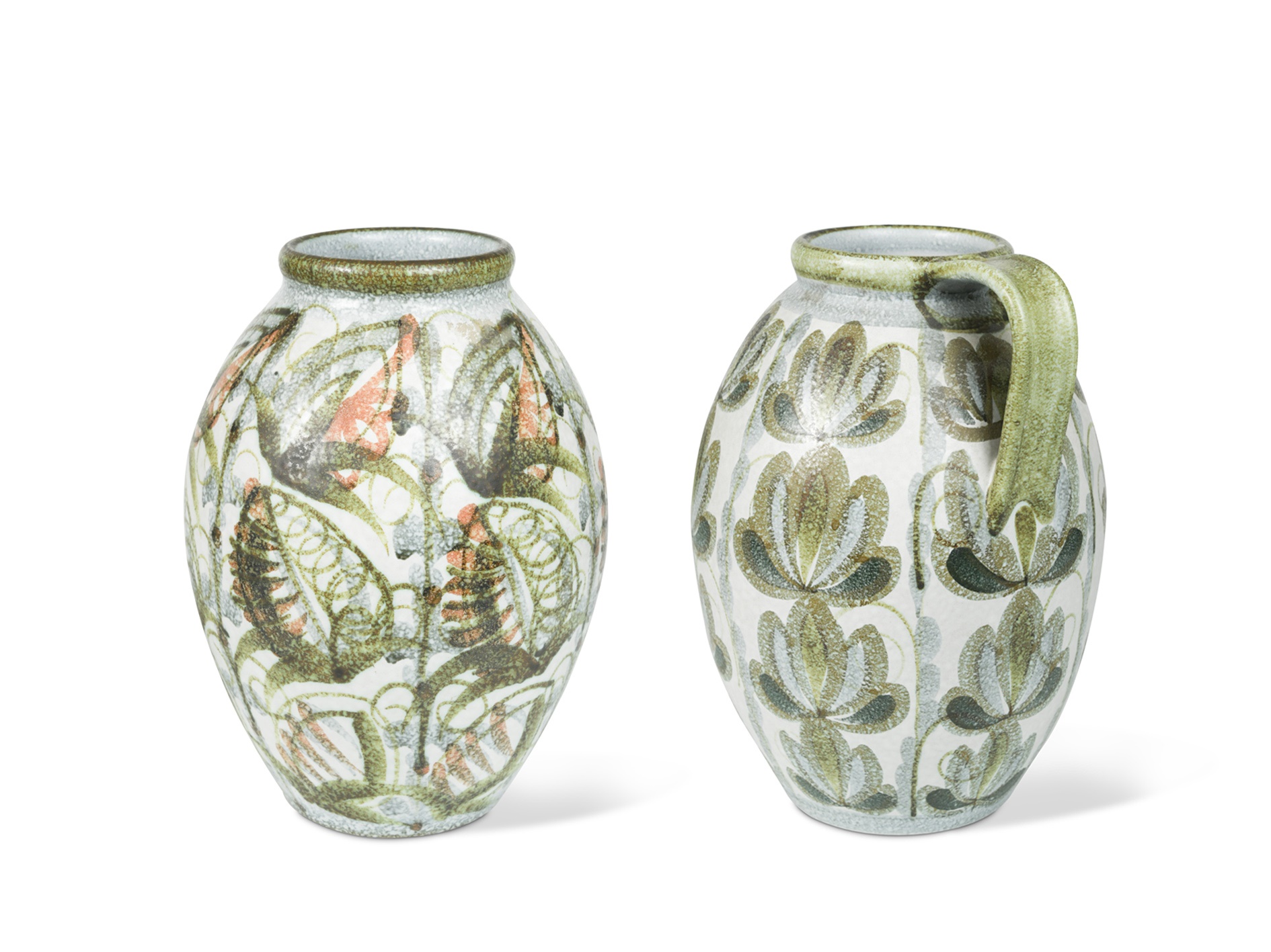 Glyn Colledge (British, 1922-2000) for Denby, two large stoneware vases,