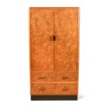 A Heal's Art Deco cherrywood cupboard, 1939,