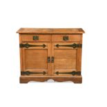 Attributed to Liberty & Co., an Arts and Crafts oak side cabinet, circa 1900,