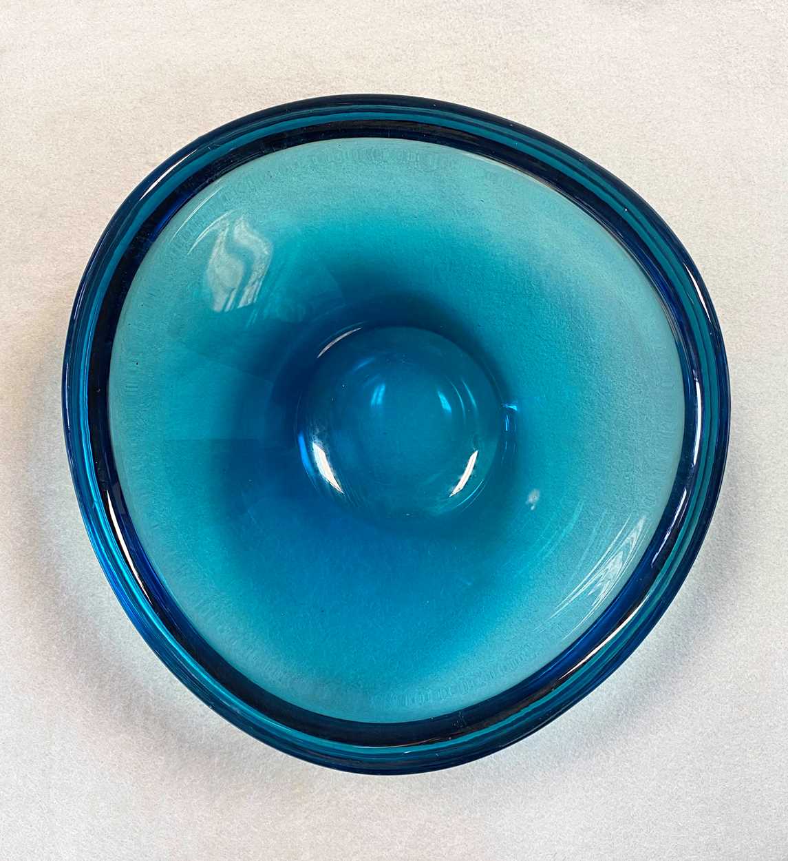 A Holmegaard banded glass bowl, - Image 4 of 7