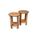 A pair of Art Deco side tables,