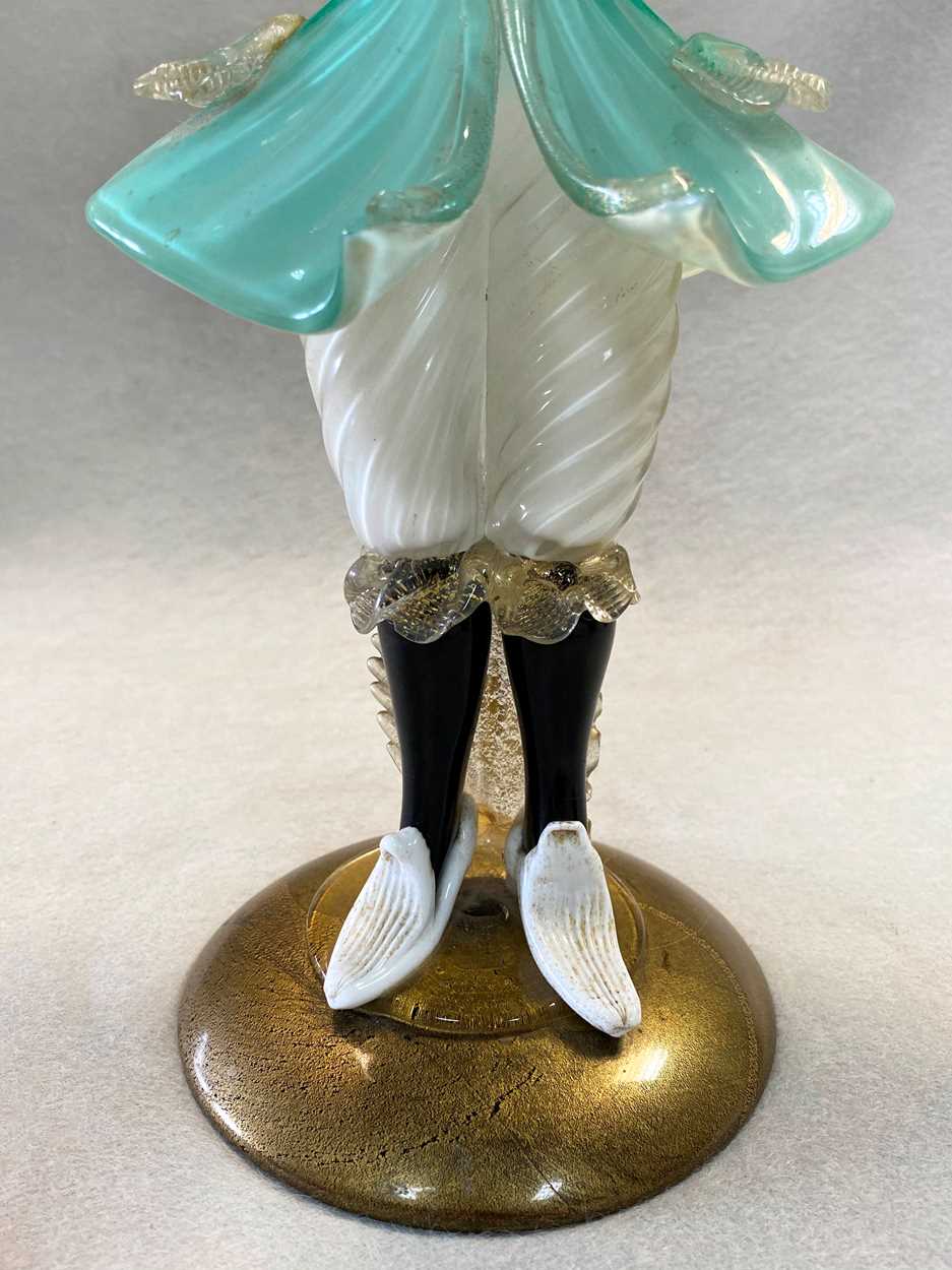 Attributed to Barovier & Toso, a Murano glass figural candlestick, - Image 2 of 9