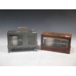 A mahogany cased barograph, early 20th century, and another later by Short and Mason in anodised