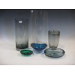 Various cut glass vases, etc (6)