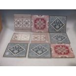 A collection of various Minton tiles (qty)