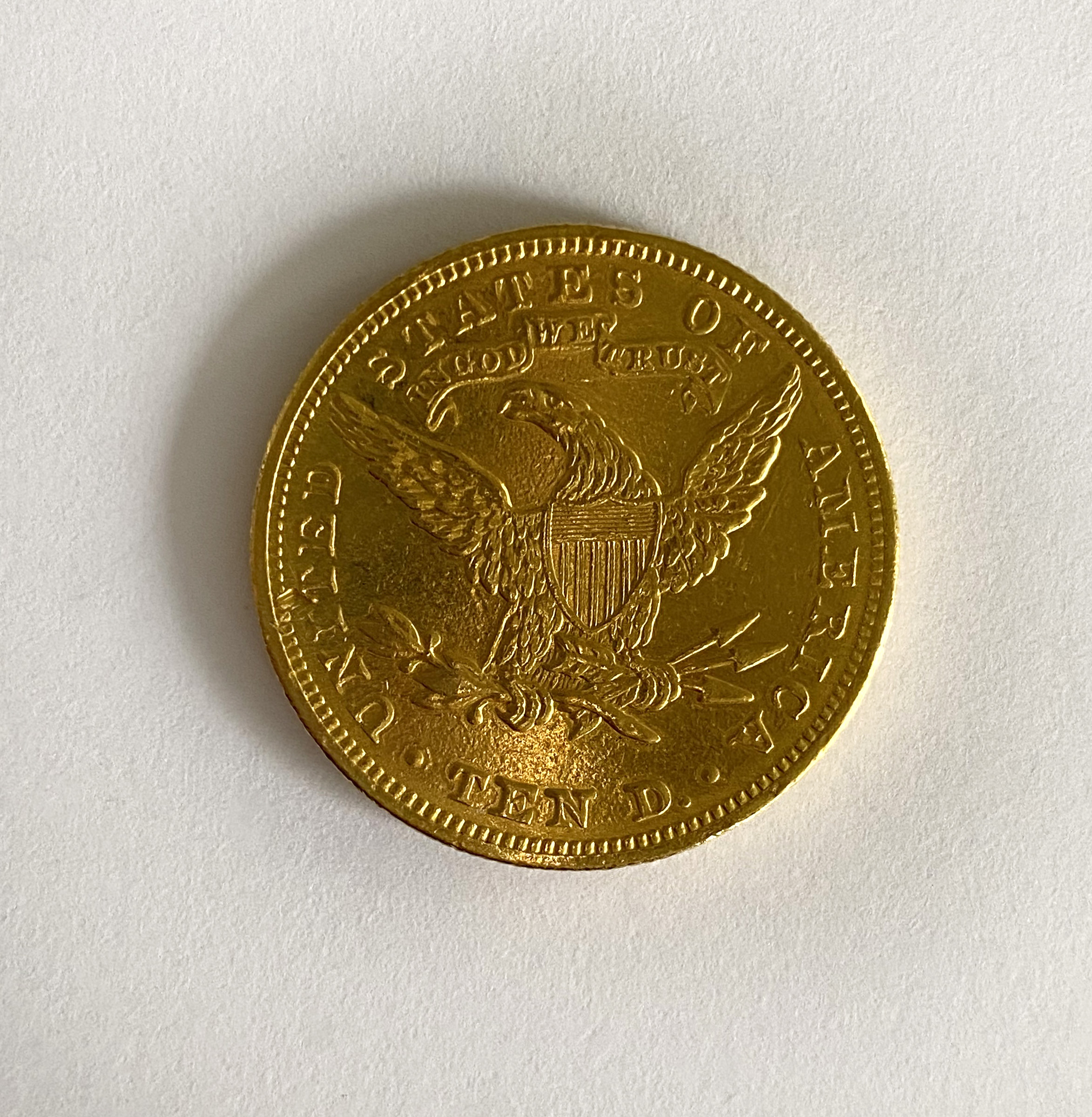 A United States of America $10 coin, - Image 2 of 2