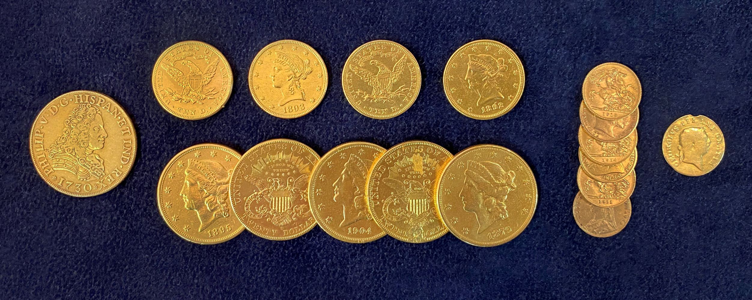 Timed Online Sale of a Single Owner Collection of Gold Coins