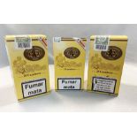 Cuban cigars. Eleven sealed packets each containing 5 handmade Cuban cigars,