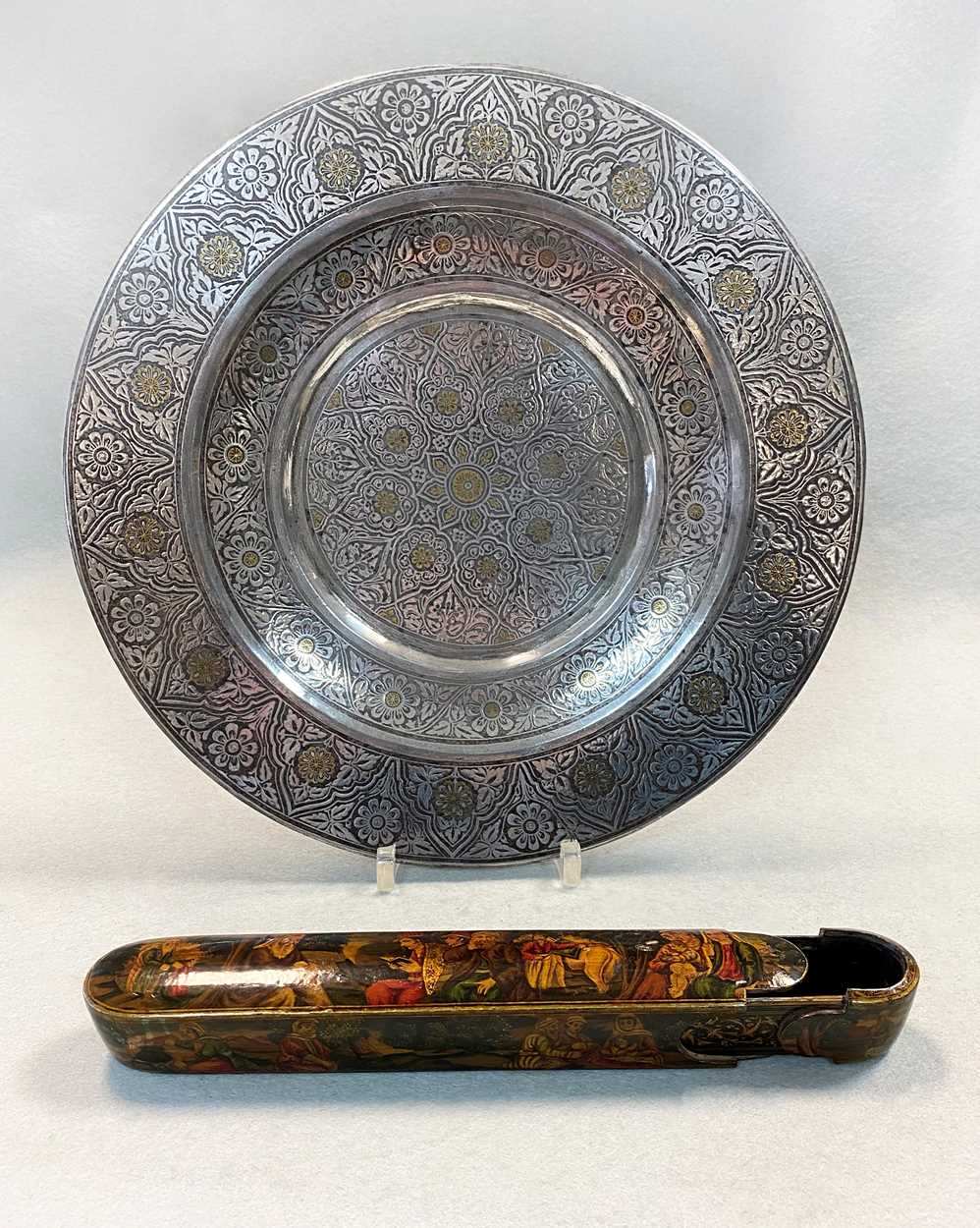 A Persian Qajar Qalamdan (pen box), - Bild 6 aus 10