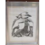 The Carapace signed 'Shanal' (lower right); numbered 12/12 lithograph 85 x 65cm