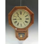 A Seth Thomas wall clock, an American 'ogee' case wall clock and one other 1930s wall clock (3)