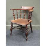 Ash and elm smokers bow chair