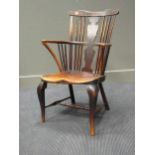 A 19th century Windsor armchair (faults)