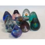 A collection of Caithness glass paperweights, all limited editions. (10)