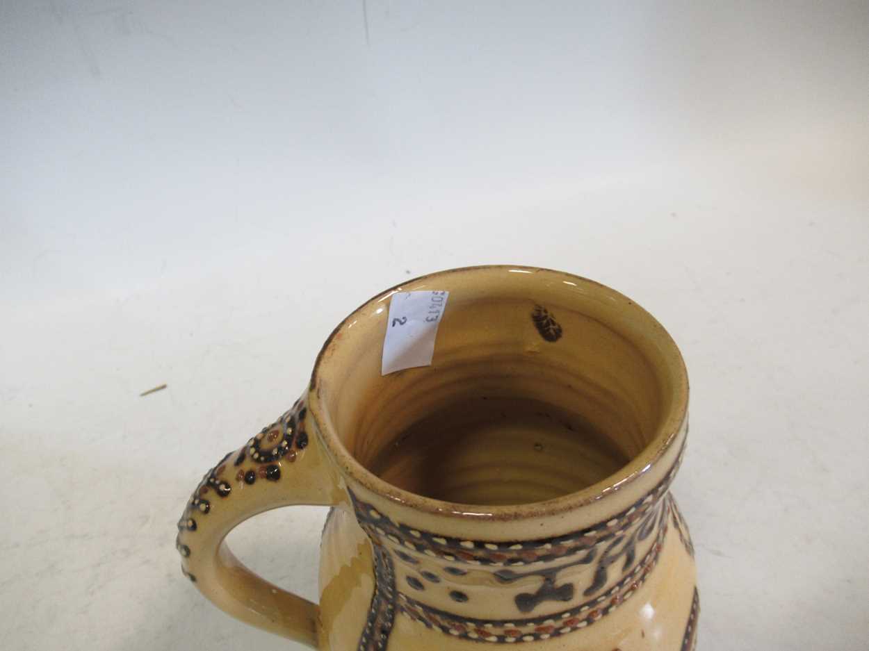 'Thomas Toft' reproduction slipware mug, probably mid 20th century - Bild 5 aus 5