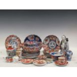 A large quantity of Japanese Edo/ Meiji and later Japanese porcelain Imari and other items