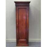 A panelled hall cupboard, circa 1880, 199 x 68 x 47.5cm