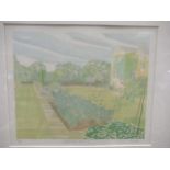 Jane Tippet, (British, 20th century), Lambeth Palace Garden I and II, limited edition lithographs
