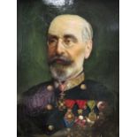 A 19th century Austro-Hungarian portrait of General Major Prinz Festetiez Gustav, oil on canvas,