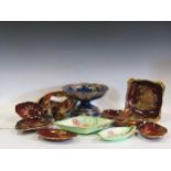 Carlton Ware Rouge Royale and other gilt decorated bowls and dishes (12)