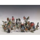 A collection of continental birds by Karl Ens and others. Also to include a Royal Doulton wild Boar,