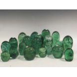 20 various glass dumps