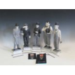 Algora, a collection of five limited edition figures, complete with certificates of authenticity and