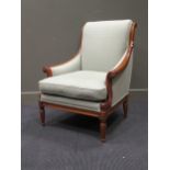 A Wesley-Barrell show frame arm chair