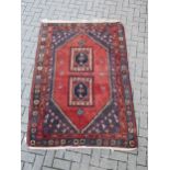 A Gabbeh hand-knotted tribal rug 193 x 132cmCondition report: super condition with deep pile no