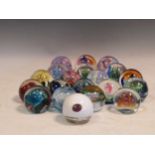 A collection of mostly Caithness glass paperweights (20)