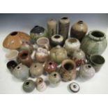 A collection of studio pottery by Dorothy Pellexfen Ranken', items of studio pottery impressed '