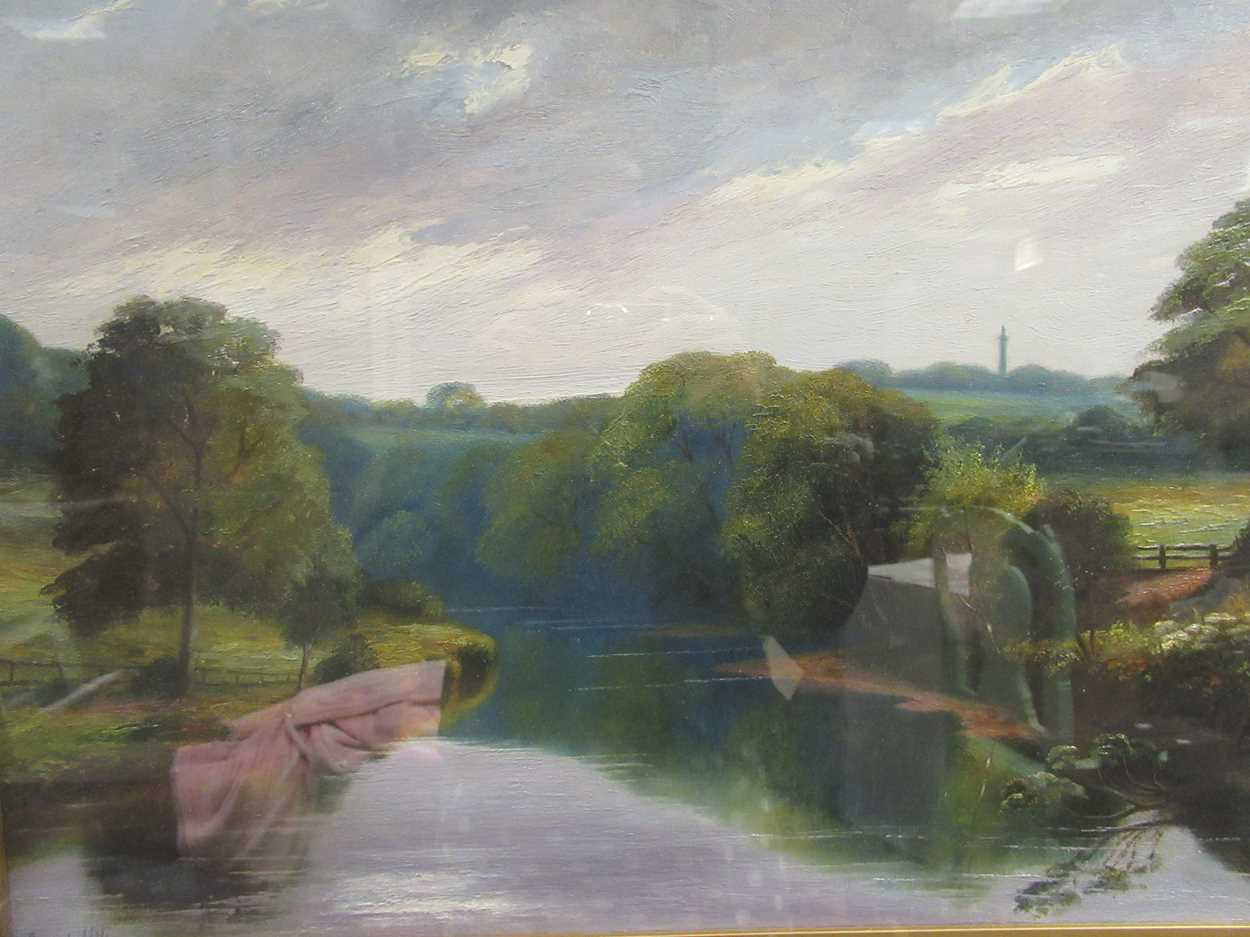 Ernest Hill, Landscape, oil on canvas 44.5 x 59cm