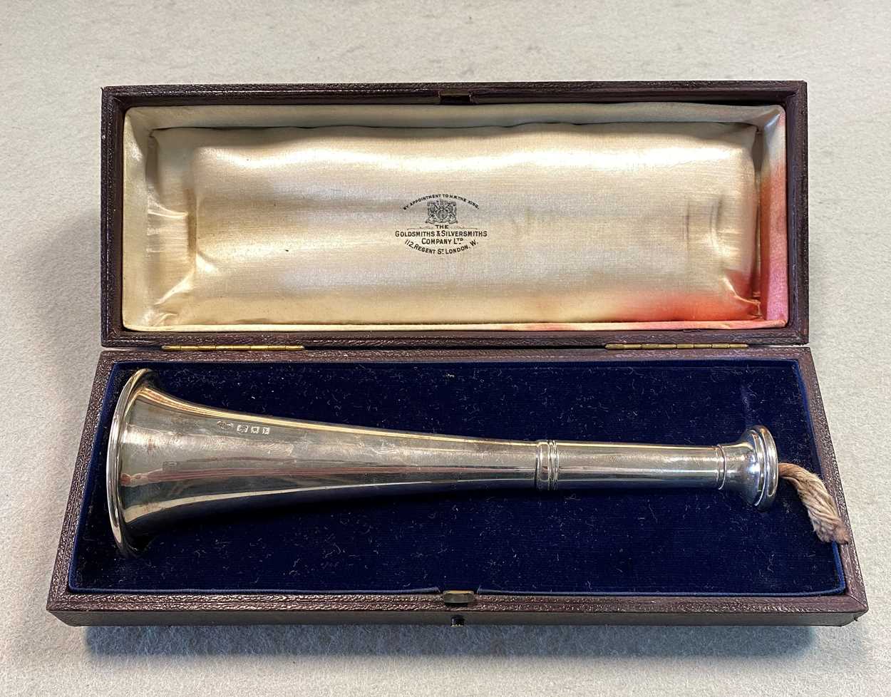 A George V silver novelty table cigar lighter, - Image 11 of 11