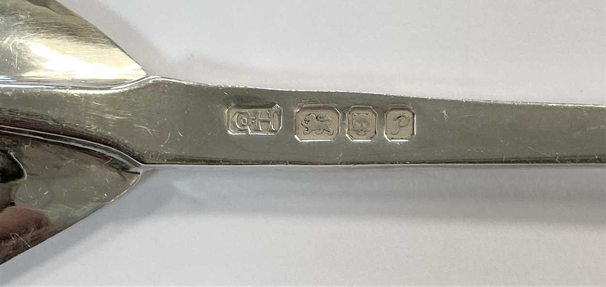 Three 20th century silver conserve spoons, mark of Guild of Handicraft, - Image 6 of 6