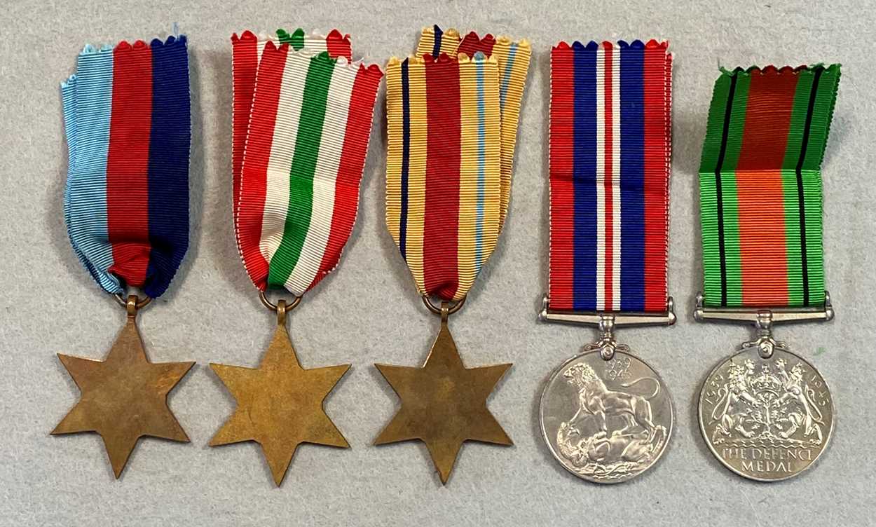 A WW2 campaign medal group, - Image 3 of 12