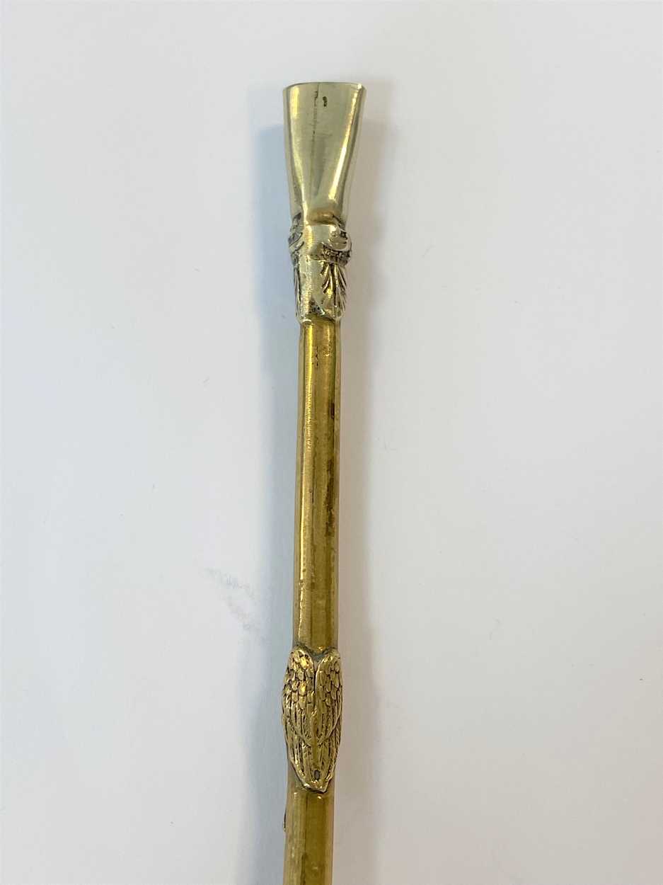 A 'Gibson' style medicine spoon together with two bombillas, - Image 7 of 10