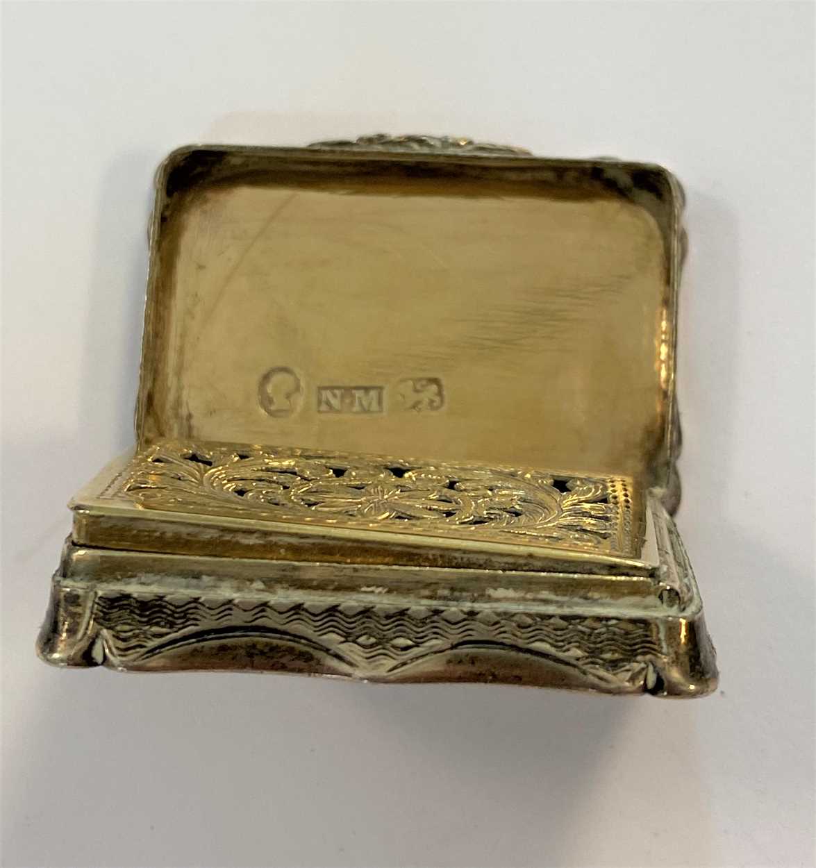 A George IV silver vinaigrette, mark of Nathaniel Mills, - Image 6 of 7