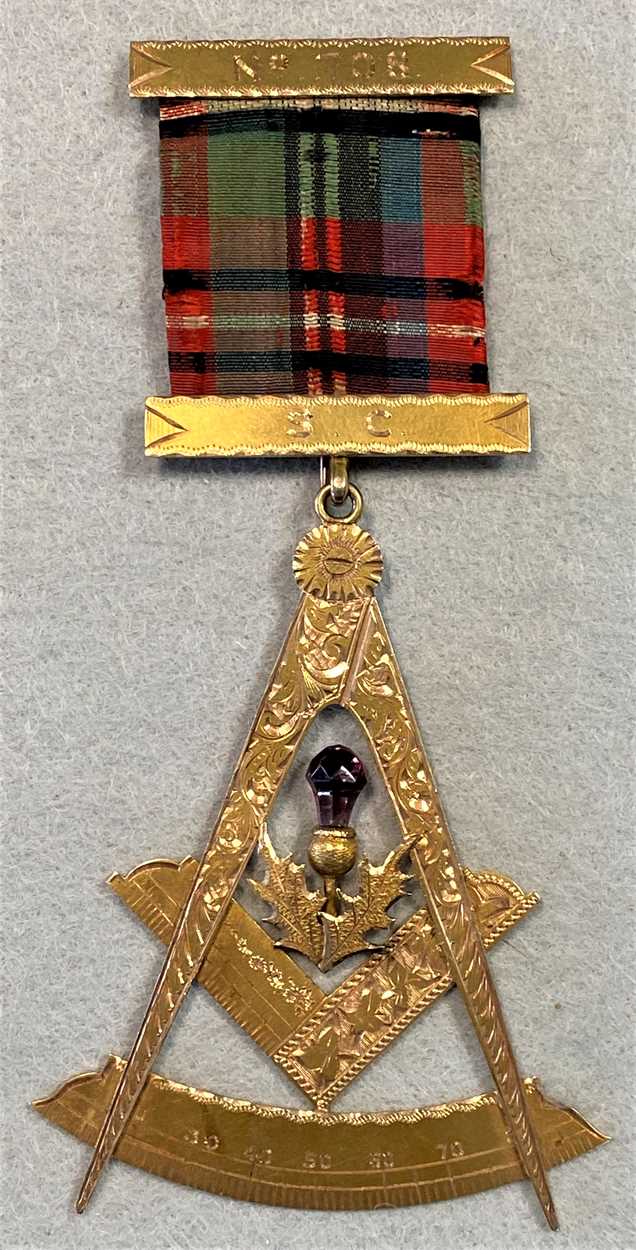 An early 20th century Masonic Scottish Constitution Past Master's Jewel, - Image 6 of 6